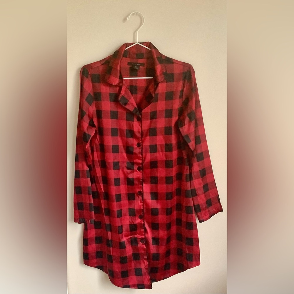 🌹Tahari Satin Sleep Shirt